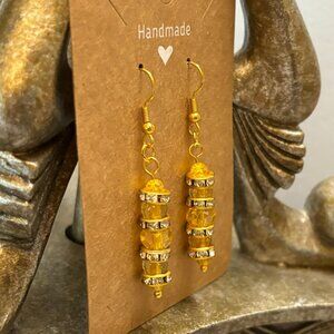 Golden Luxe Crystal Stacked Earrings
